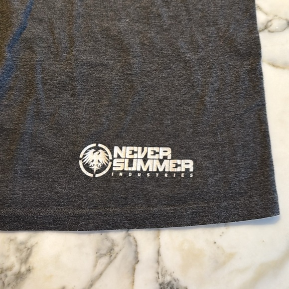 Never Summer Snowboards Short Sleeve Logo T-shirt Men’s size X-Large - Picture 4 of 8